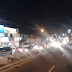 Congestionamento na avenida Tomaz Landim a partir do viaduto Igapó