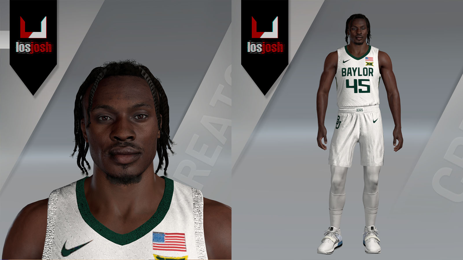 NBA 2K21 Davion Mitchell Cyberface, Hair and Body Model (2021 Prospect