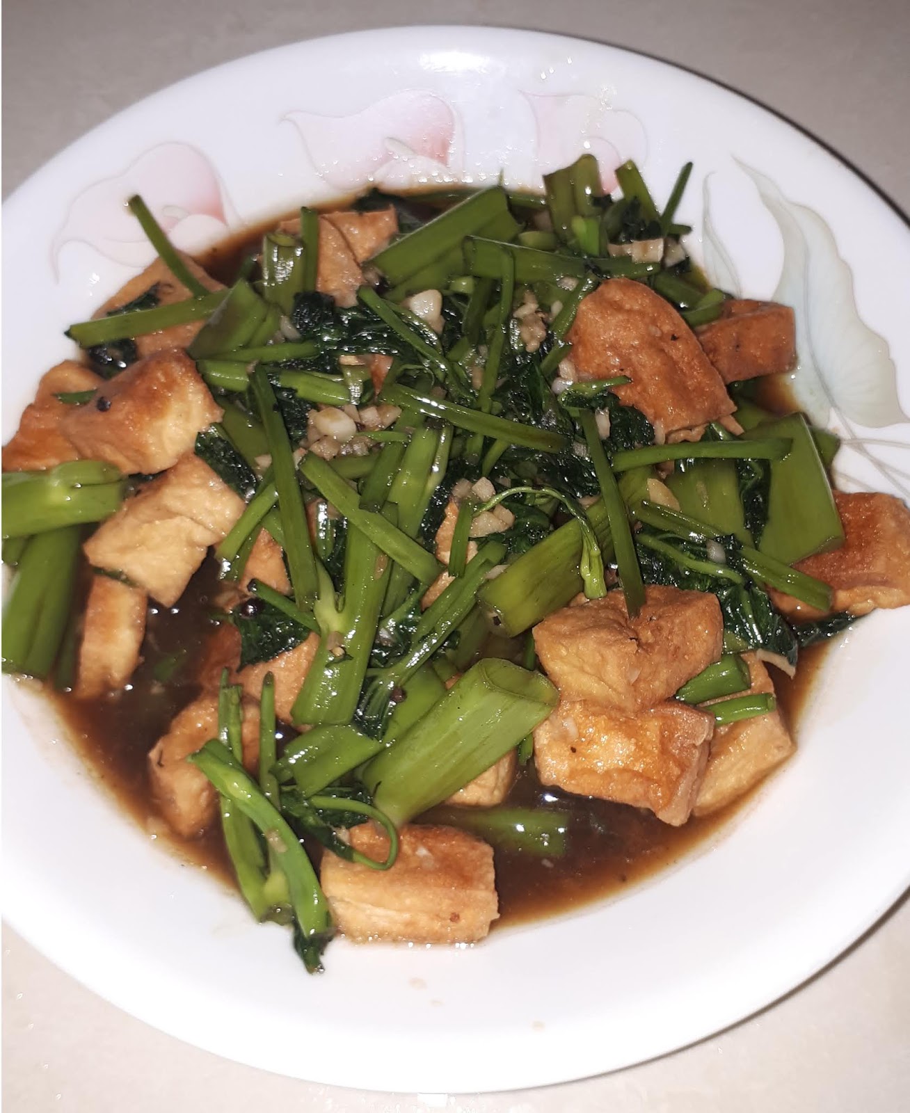 savourylife Kangkong with Tofu