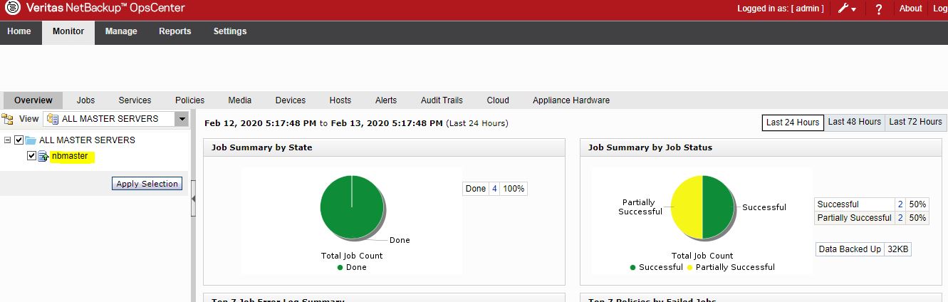 Remote Infrastructure Management: Veritas NetBackup Opscenter 8.1.2 ...