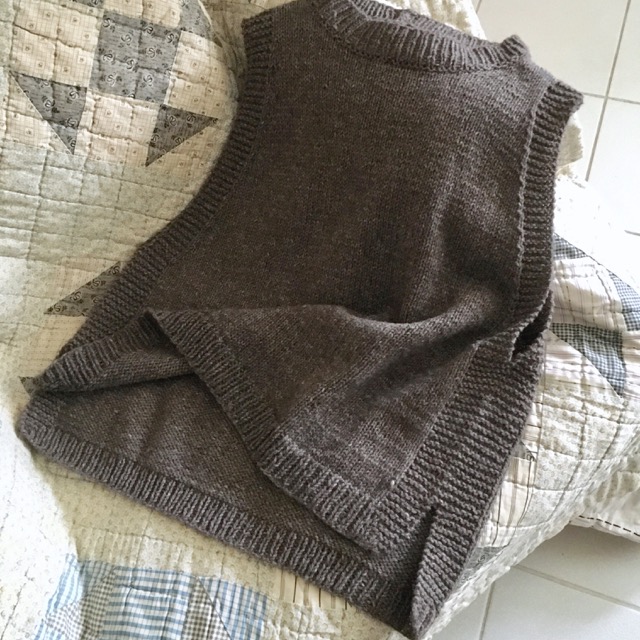 Sleeveless sweater