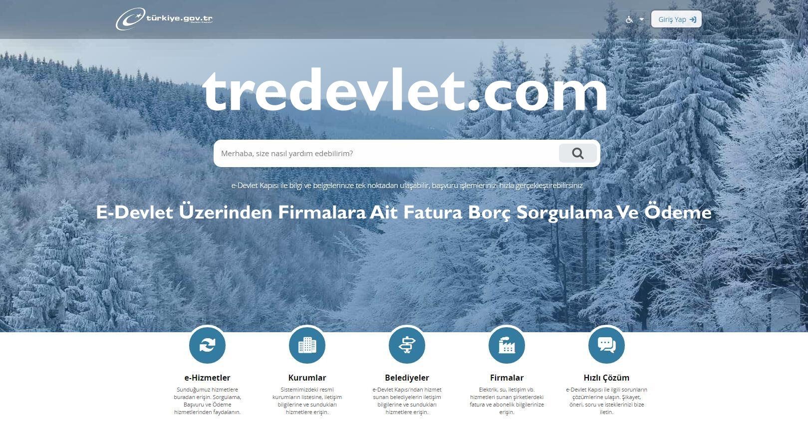 E-Devlet Üzerinden Firmalara Ait Fatura Borç Sorgulama Ve Ödeme