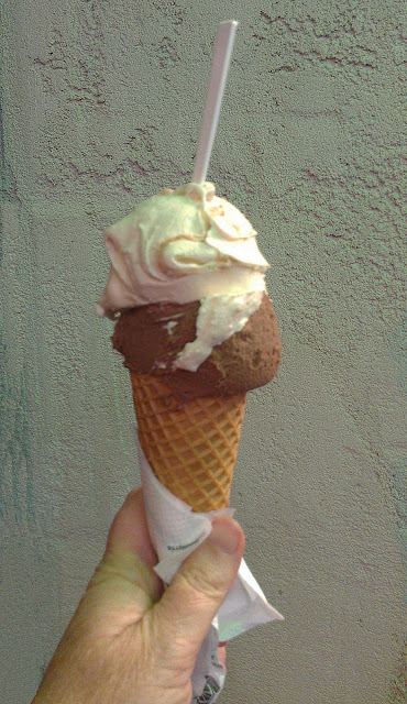 Pidapipó - bushwattle and macadamia gelato with bacio