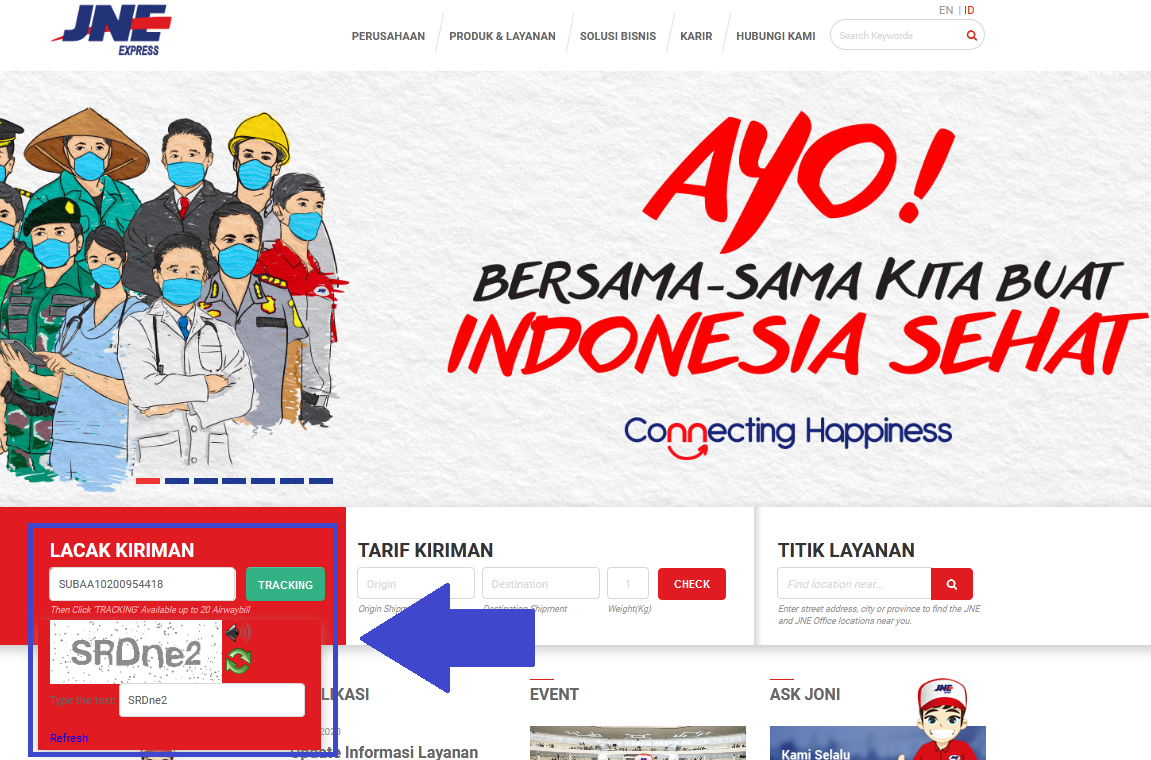 Cara Cek Nomor Resi Paket di JNE, Melalui Website dan Aplikasi MyJNE