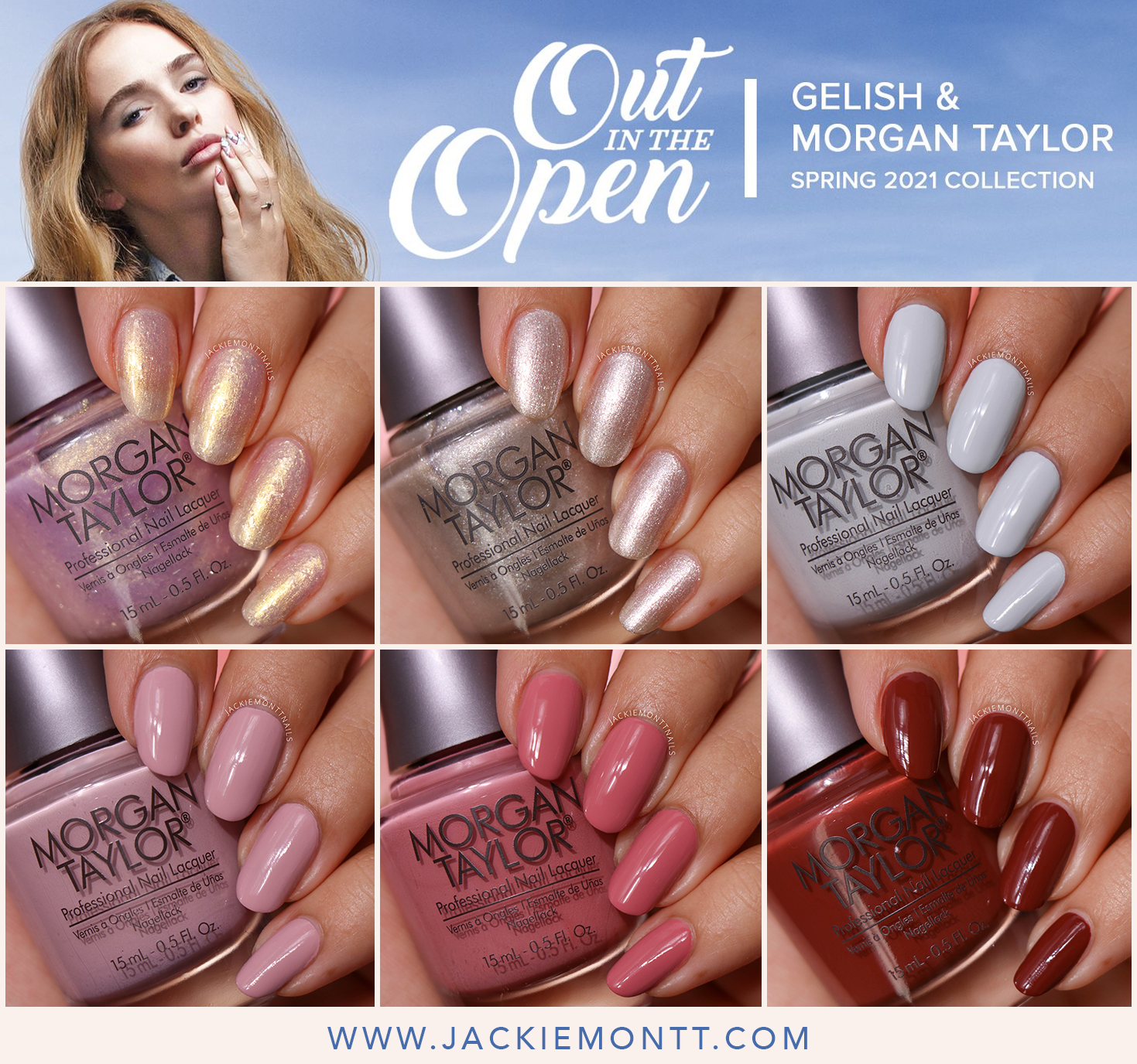 Taylor Out In The Open Collection Swatch & Review [Spring 2021
