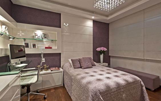 Decoração com lilás Decoração com roxo
