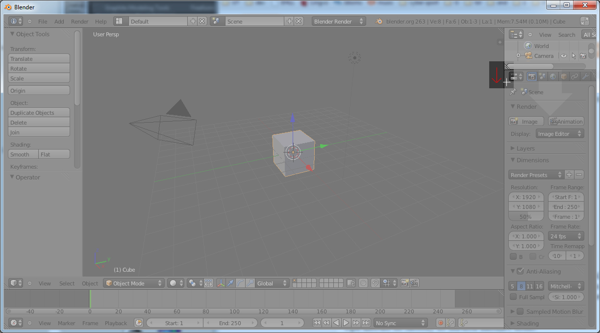 открыть файл blend