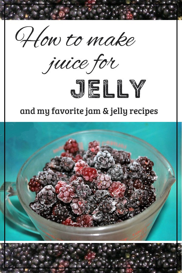 How to Make Fruit Juice for Jelly, plus my favorite jellies and jams