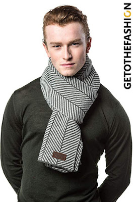 Gallery Seven Winter Scarf for Men, Soft Knit Scarve, in an Elegant Gift Box