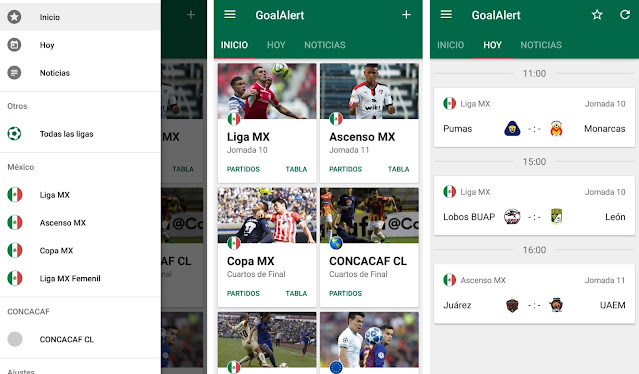 Aplicaciones para ver resultados deportivos en Android