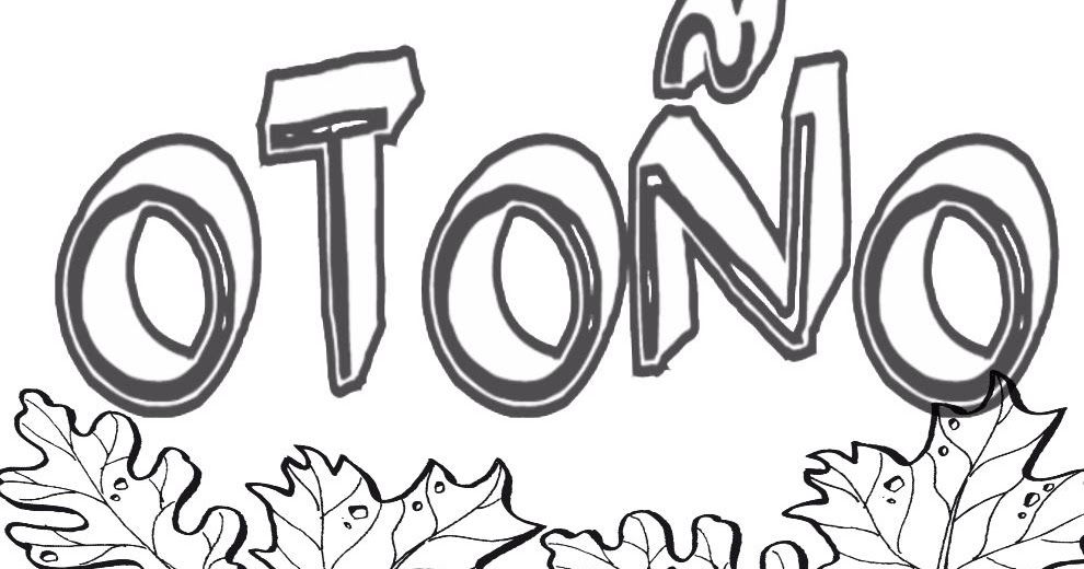 Dibujos de otoño para colorear - Colorear dibujos infantiles