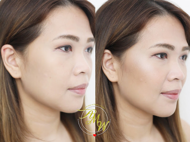 MakeUp World Complete Contour Palette Review before and after photo of MakeUp World Complete Contour Palette Review