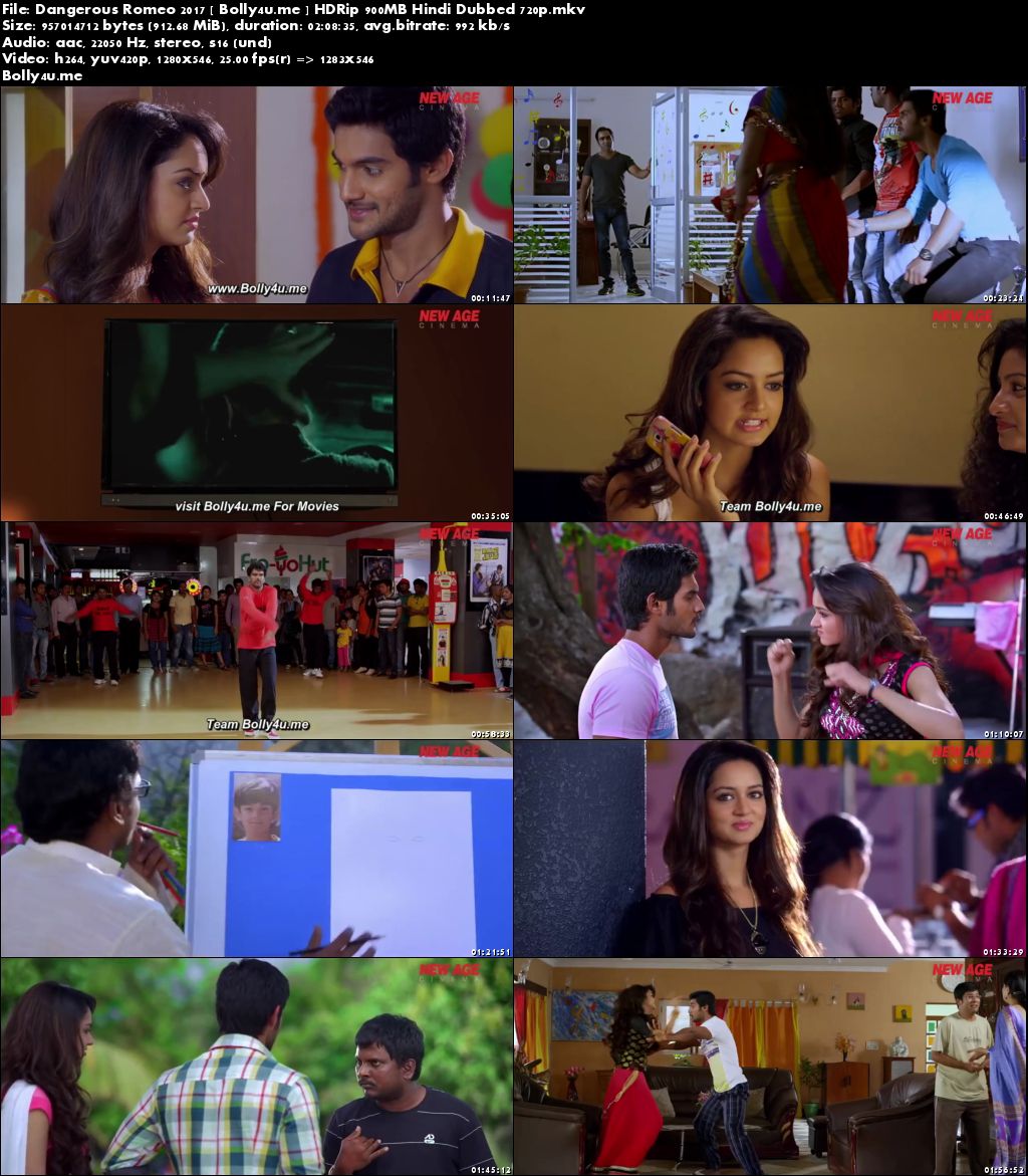 Dangerous Romeo 2017 HDRip 900MB Hindi Dubbed 720p Download Dangerous Romeo 2017 HDRip 900MB Hindi Dubbed 720p Download