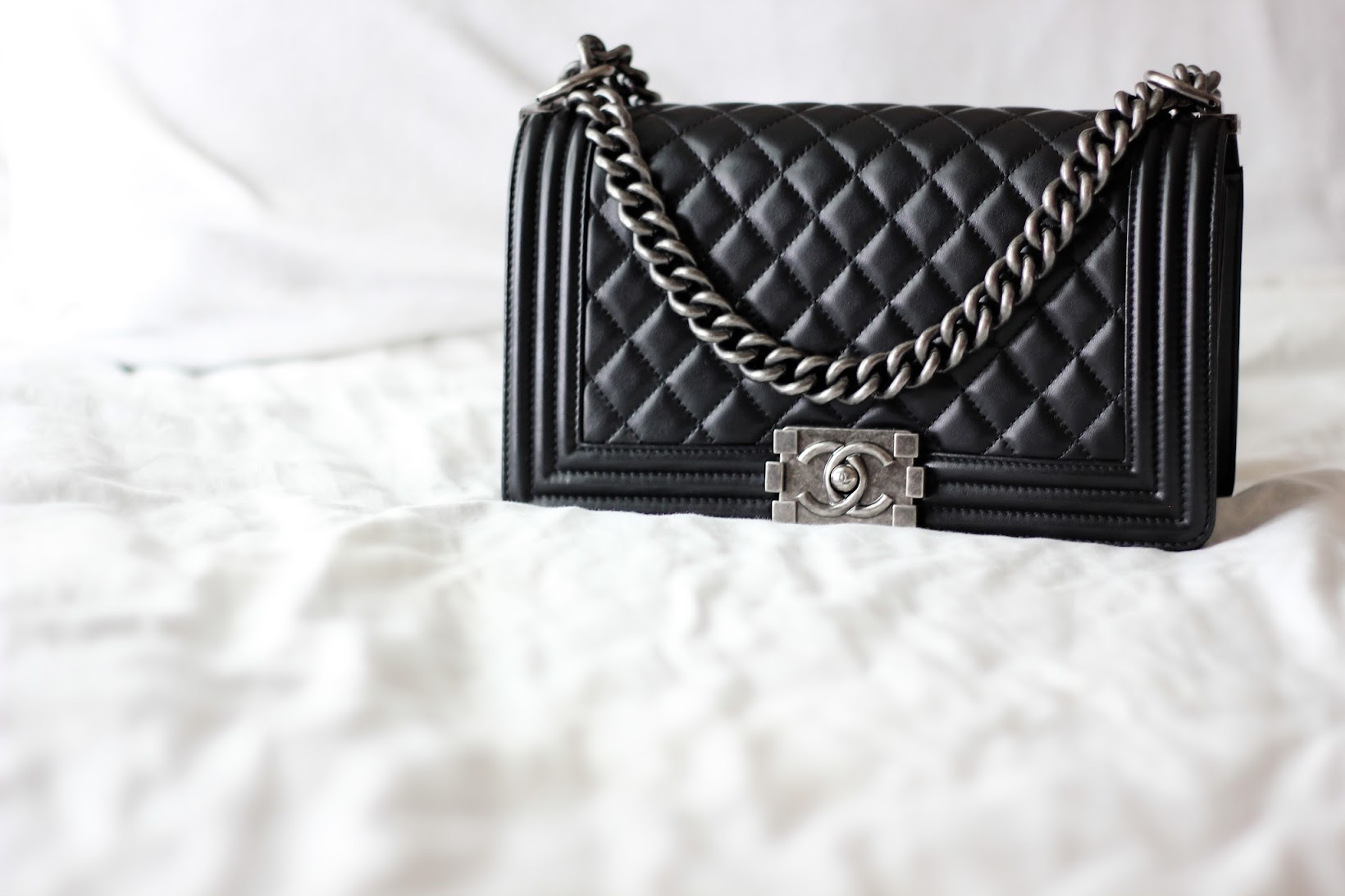 CHANEL LE BOY LARGE MATTE CAVIAR Luxury Bags  Wallets on Carousell