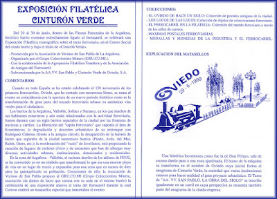 exposición, Argañosa, coleccionismo, ferrocarril, filatelia