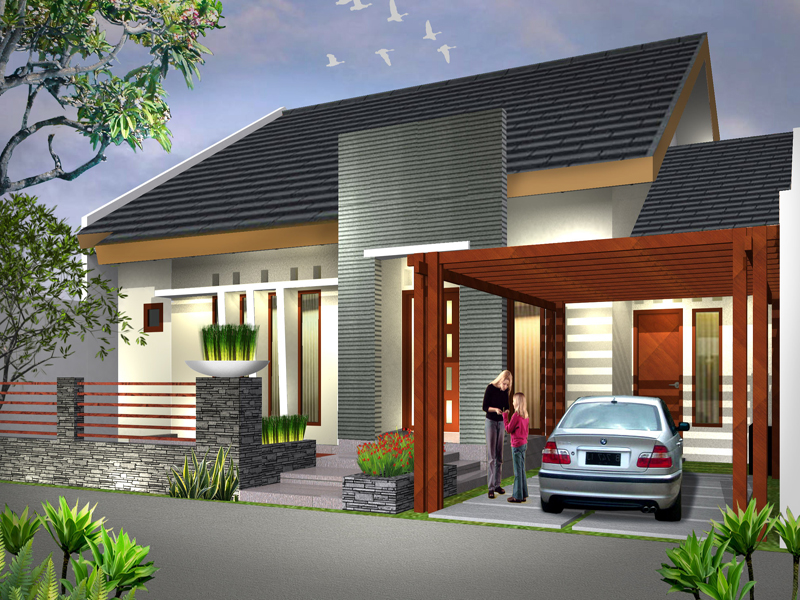 Rumah Minimalis 2018 Tampak Depan