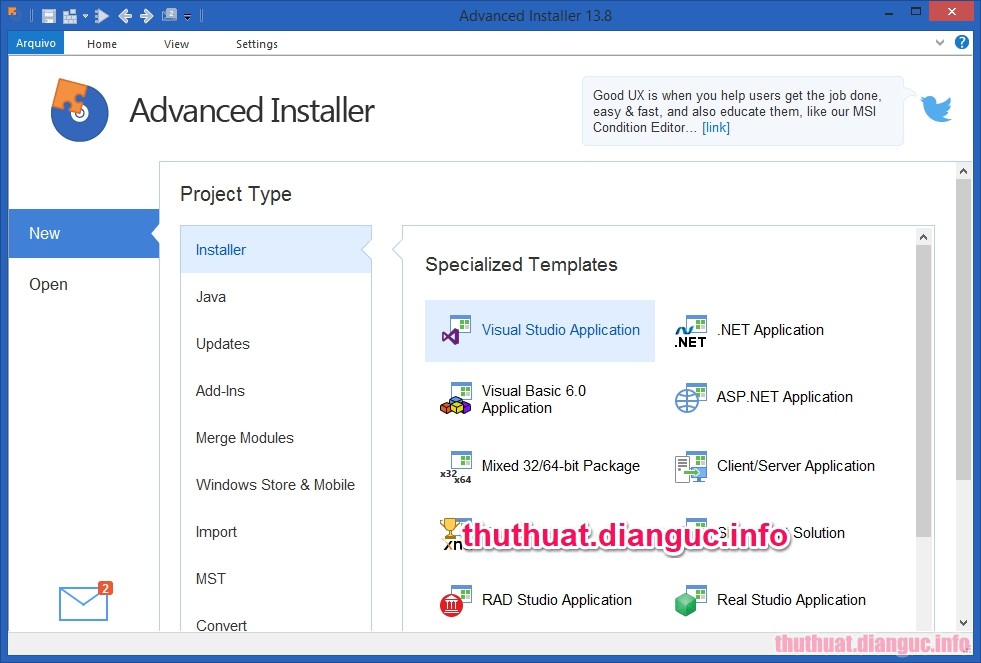 Download Advanced Installer Architect 16.1 Full Crack