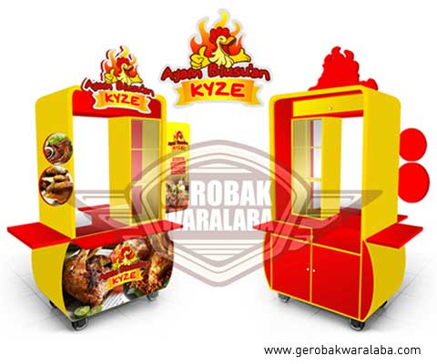 gerobak ayam bakar kyze