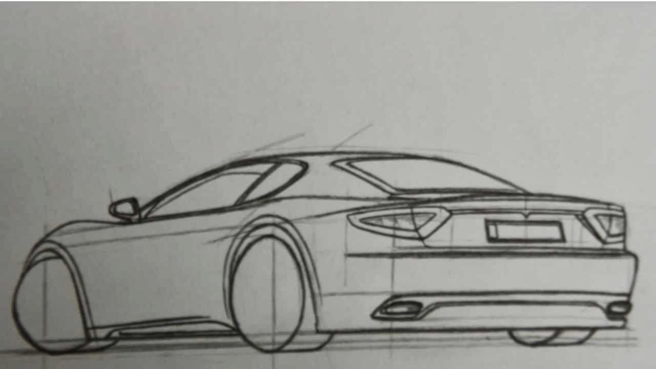 Как нарисовать 3 д машину