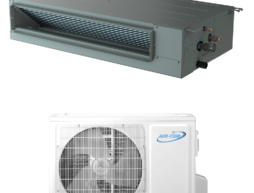 All New Mini Split Ductless HeatPump Systems Slim Ducted Mini Split in