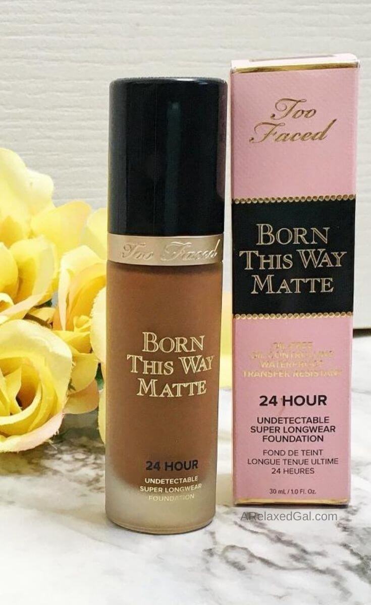 Too Faced Born This Way Matte Foundation Review | A Relaxed Gal