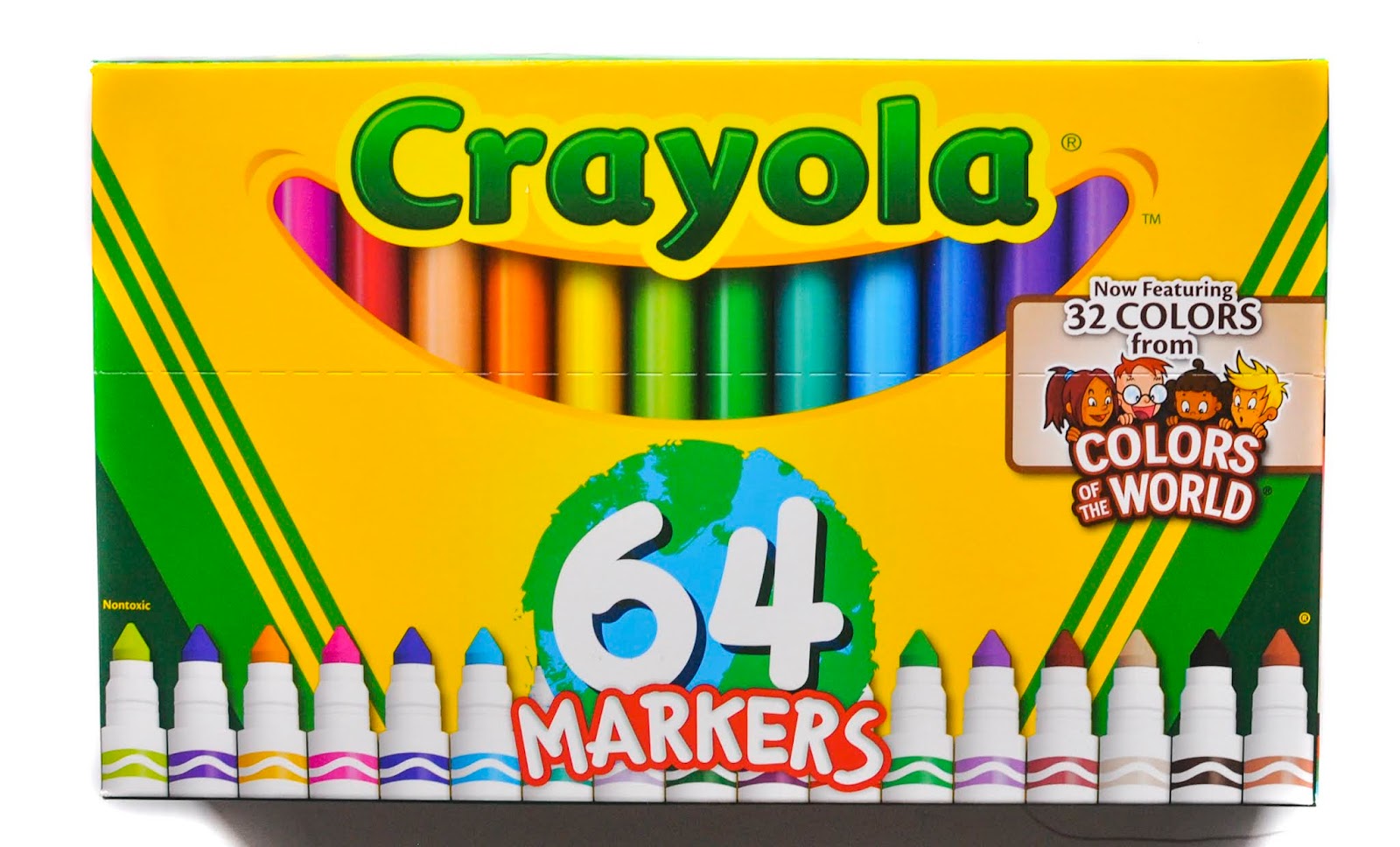 64 Crayola Markers With Colors of the World Jenny's Crayon Collection