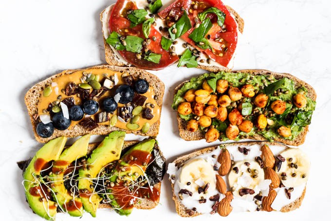 Healthy Vegan Breakfast Toast Healthy Vegan Breakfast Toast