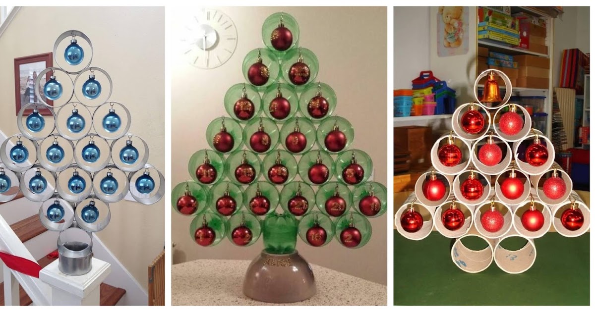 Discrepancia cicatriz Incompatible 10 Ideas Espectaculares de arboles navideños hecho de botellas y tubos ~  cositasconmesh