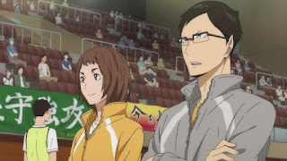 ハイキュー!! アニメ 2期15話 | 条善寺高校 監督 穴原孝昭 | マネージャー 三咲華 Misaki Hana | HAIKYU!! JOHZENJI HIGH