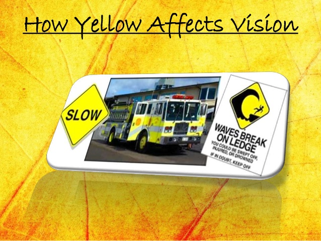 كيف يؤثر اللون الأصفر على الرؤية