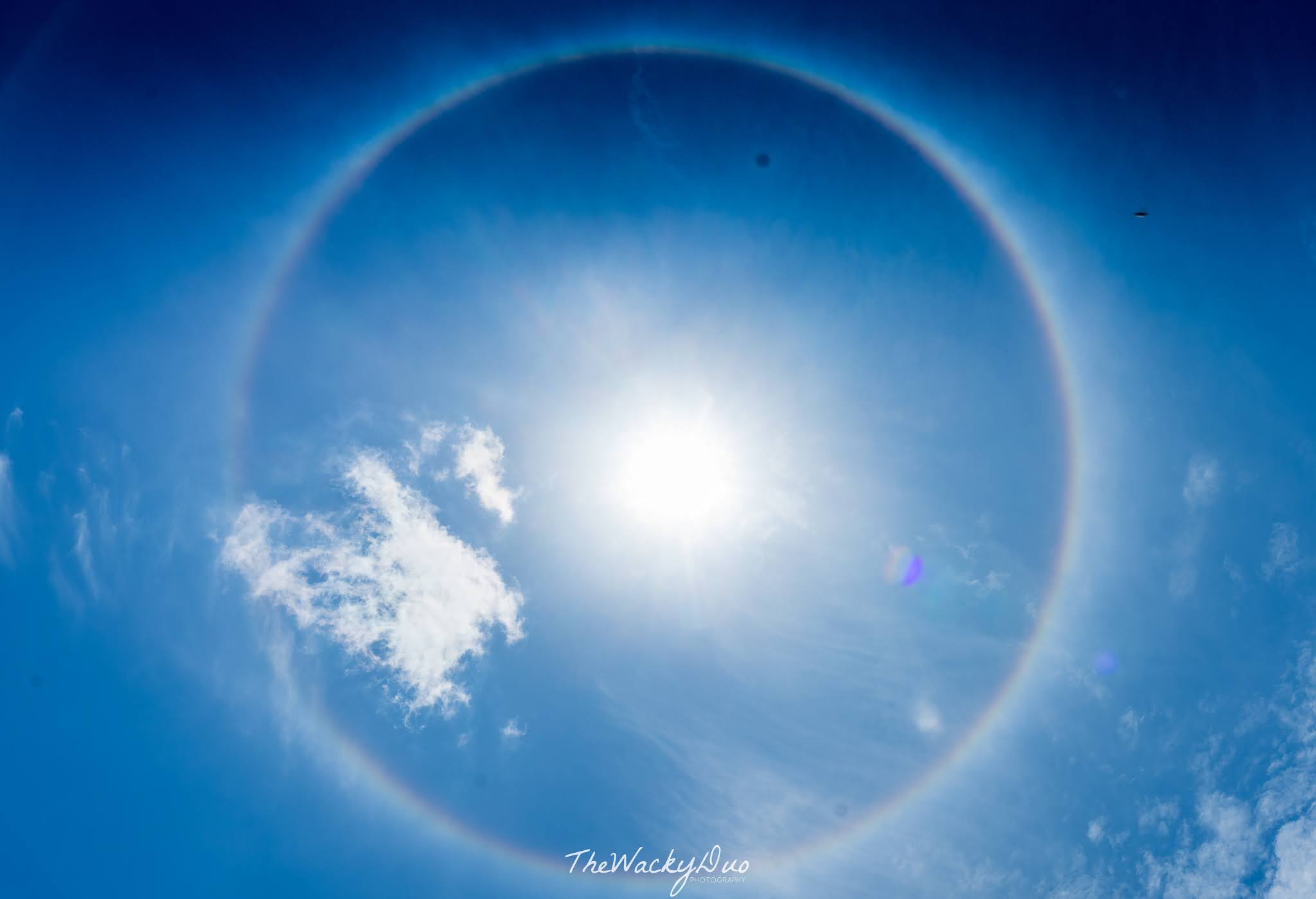 Rainbow Ring around Sun in Singapore! Singapore