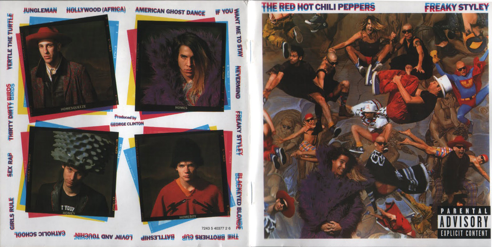 Encarte Red Hot Chili Peppers Freaky Styley (Remastered Edition
