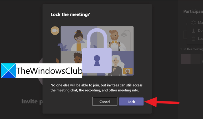 Microsoft Teams에서 회의를 잠그고 늦게 참여하는 것을 방지하는 방법