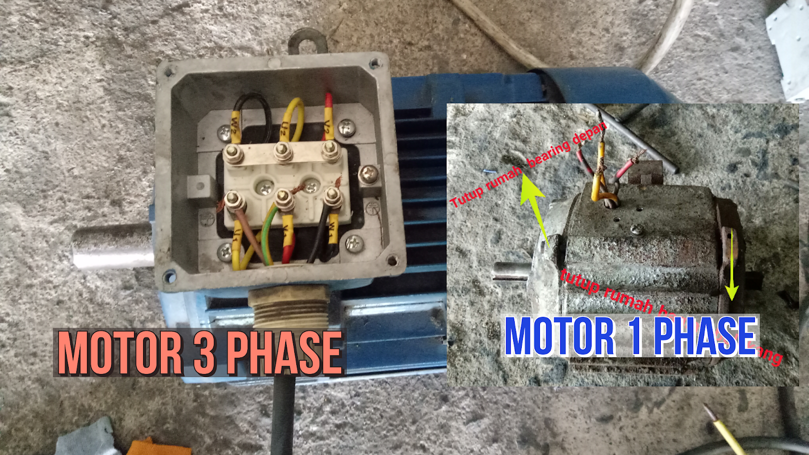 Perbedaan Motor Listrik 1 Phase Dan Motor 3 Phase Fase Teknik Maintenance Workshop