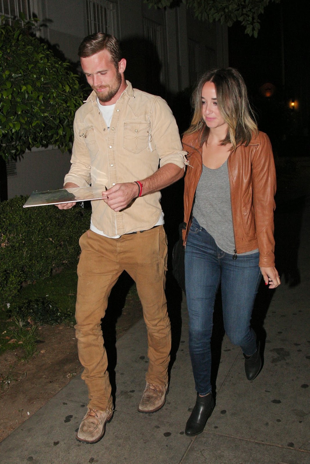 FOREVER. Cam Gigandet and his wife Dominique Geisendorff out for 'An