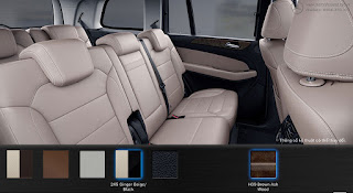 Màu nội thất Mercedes GLS 400 4MATIC 2015 Nội thất Mercedes GLS 400 4MATIC 2015 màu Vàng Ginger/Đen 245