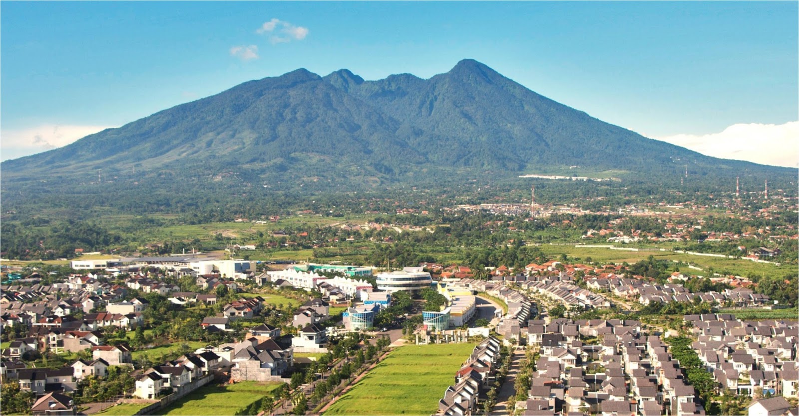 View Gunung Salak Dari Gedung Ipb