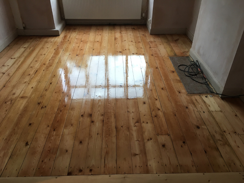 Lacquered wood flooring in Cambridge Art of Clean UK 01223 863632