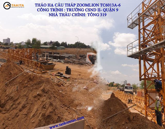 Cẩu tháp zoomlion tc6013