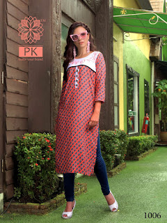 Aradhna PK Liva Rayon casual wear kurtis catalog wholesale