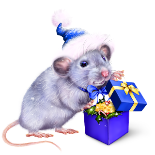 Bella auguri di buon anno mouse e ratto 2026. Gratis, belle carte di Capodanno dal vivo nell'Anno del mouse
