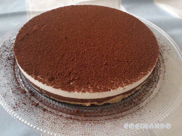 Tarta Fría De Yogur Y Café
