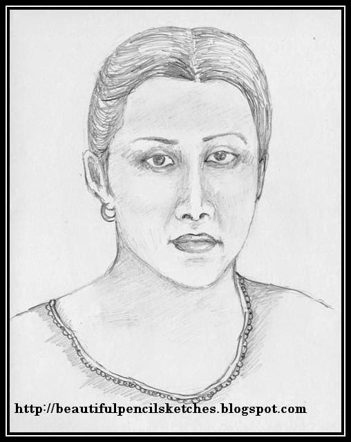 Beautiful Pencil Sketches: Simple 5 Minutes Easy Pencil Sketches of Female Face from Different