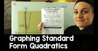 a video on how to graph standard form quadratics, one of the videos on my math YouTube channel