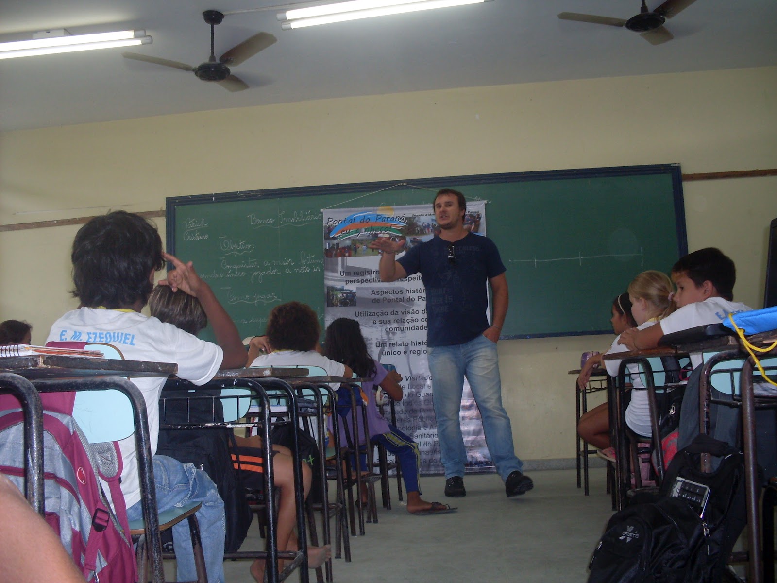 Projeto Pontal Do Paran Eu Conhe o Alunos Da Escola Ezequiel E 