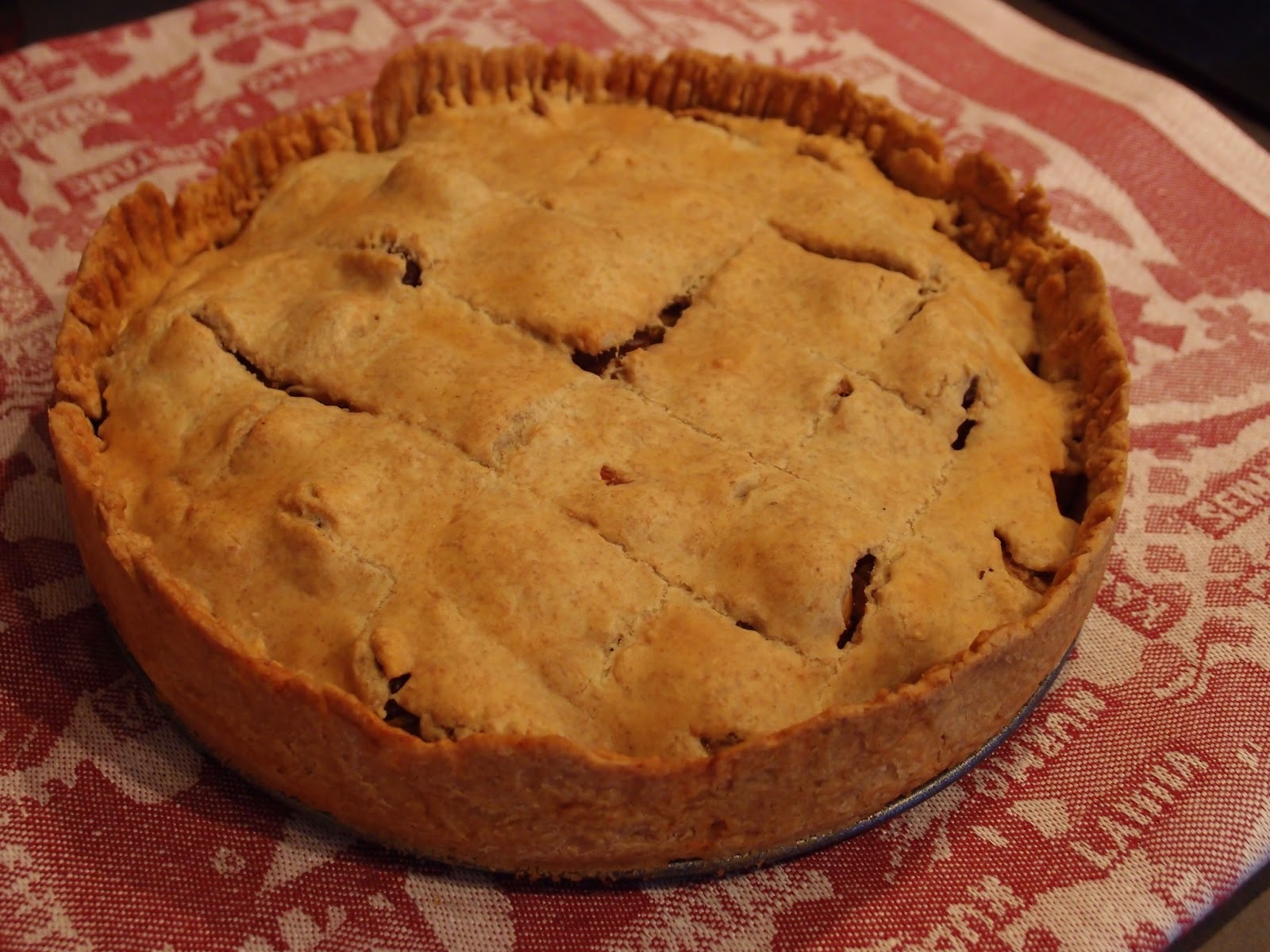 The VegHog: Mushroom, chestnut and potato pie