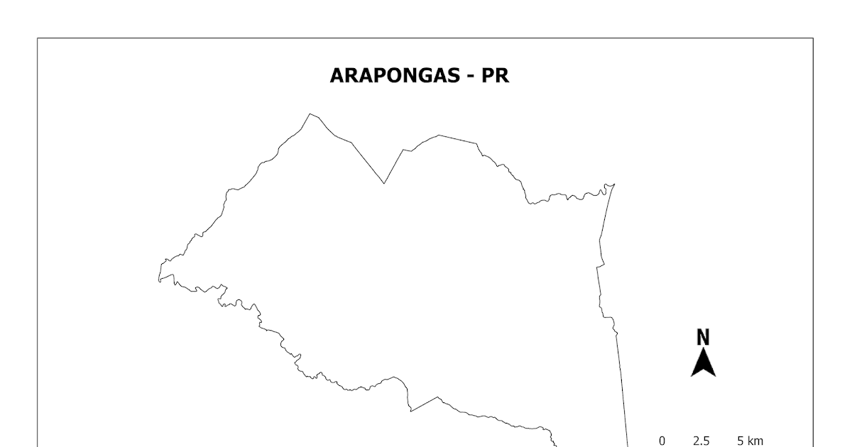 MAPA DE ARAPONGAS PR Suporte Geográfico MAPA DE ARAPONGAS PR Suporte Geográfico