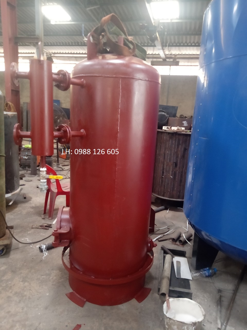 lò hơi đốt củi 150kg/h