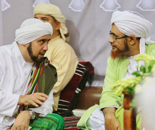 Habib Syech bersama Habib Umar bin Hafidz