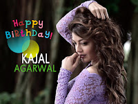 kajal agarwal, wavy hairstyle sexy wallpaper download today with side face stunning facial features